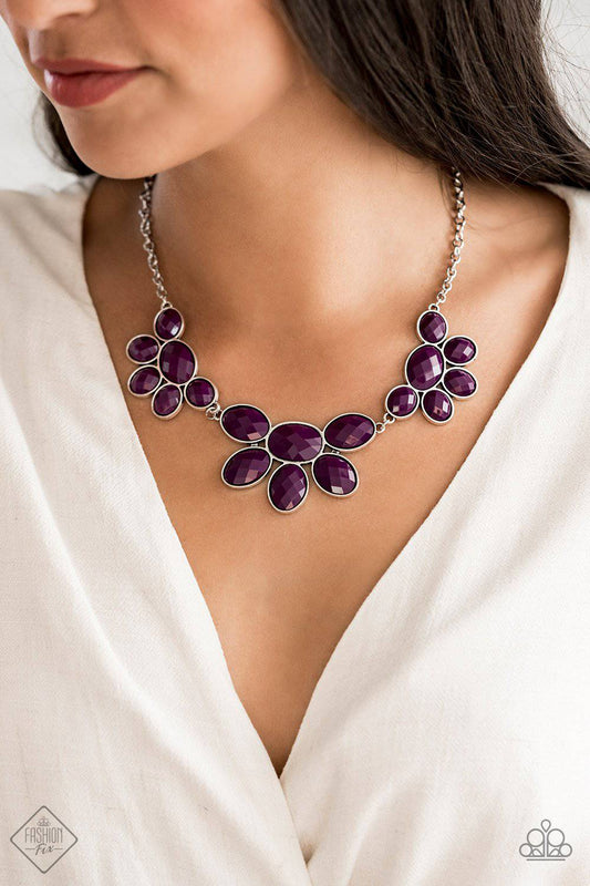 Flair Affair Necklace - January 2020 Fashion Fix Purple Necklace- Paparazzi Accessories - GlaMarous Titi Jewels