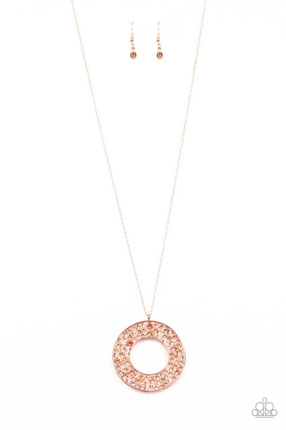 Bad HEIR Day Copper Necklace - Paparazzi Accessories - GlaMarous Titi Jewels