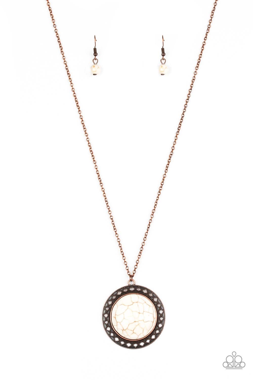 Run Out Of RODEO Copper Necklace - Paparazzi Accessories - GlaMarous Titi Jewels