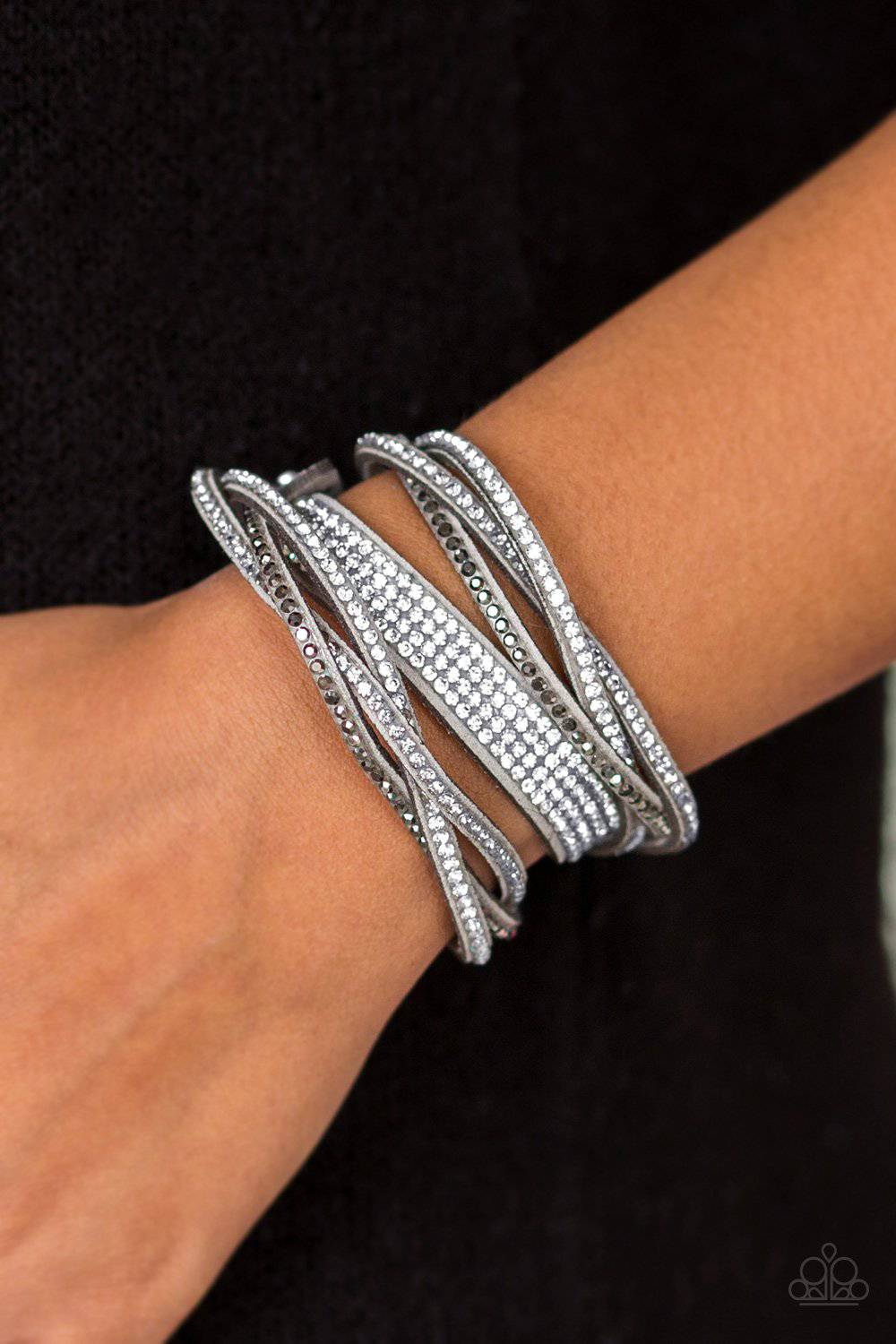 Taking Care Of Business Silver Bracelet - Paparazzi Accessories - GlaMarous Titi Jewels