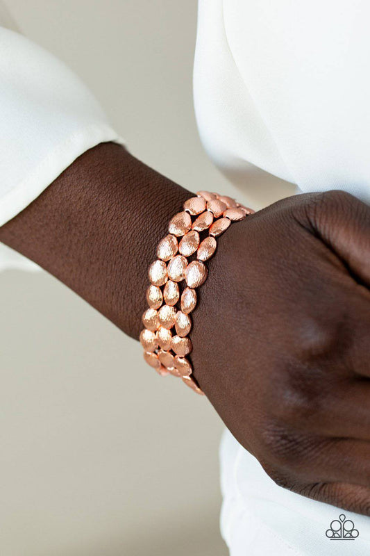 Basic Bliss Copper Bracelet - Paparazzi Accessories - GlaMarous Titi Jewels