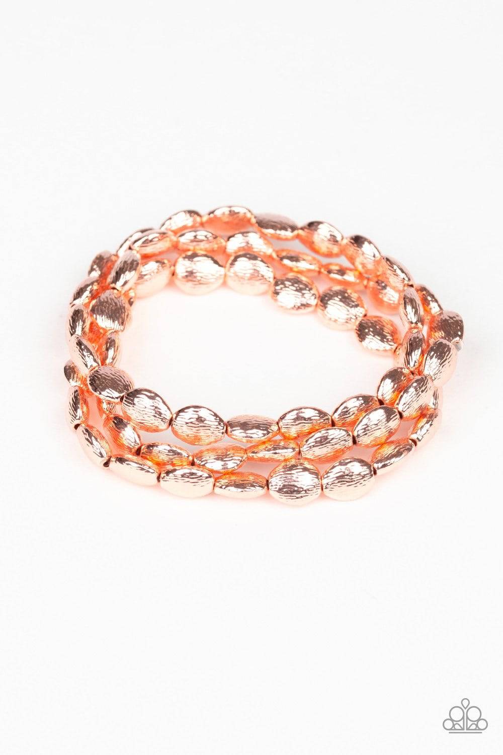Basic Bliss Copper Bracelet - Paparazzi Accessories - GlaMarous Titi Jewels