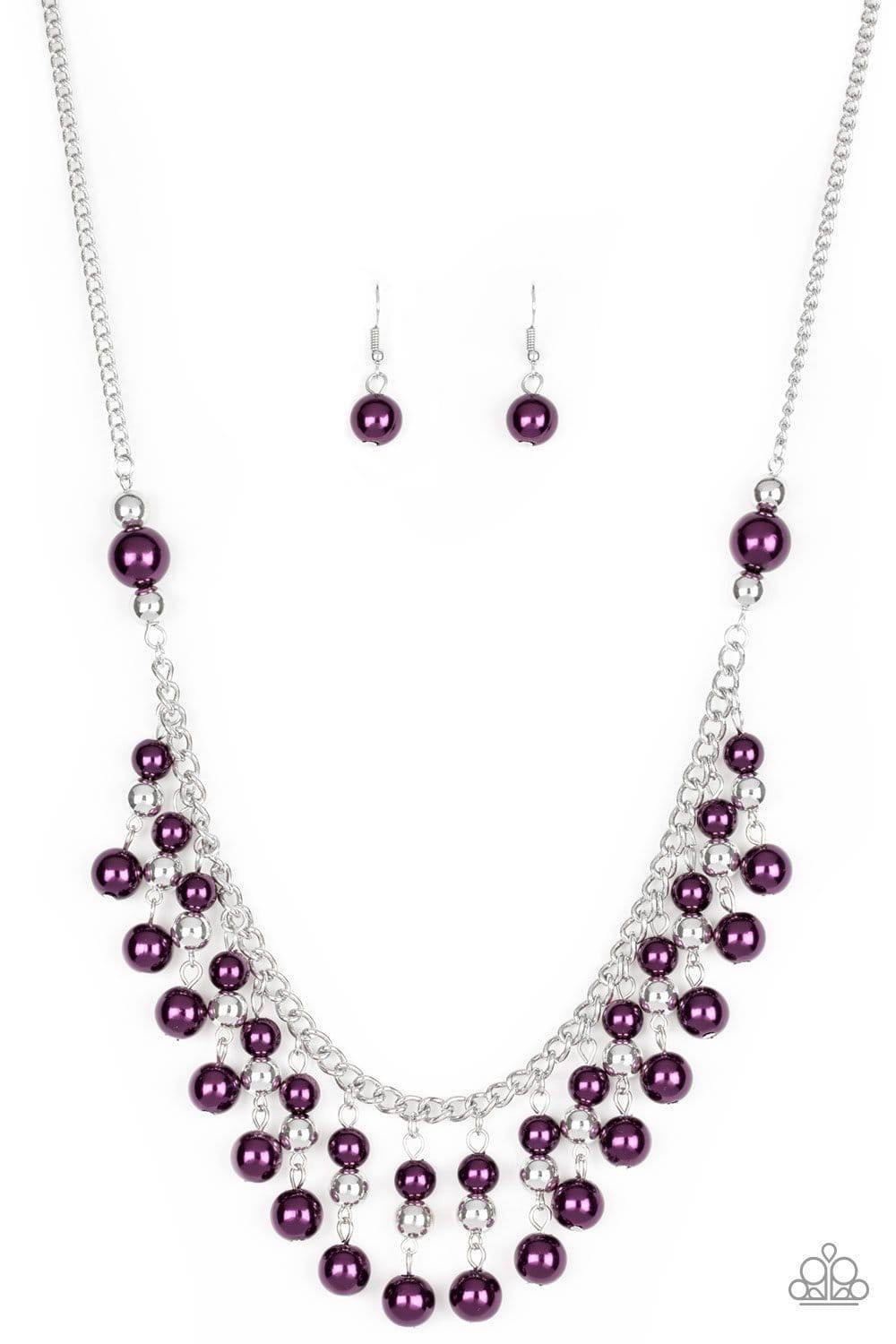 Location, Location, Location! Purple Necklace - Paparazzi Accessories - GlaMarous Titi Jewels