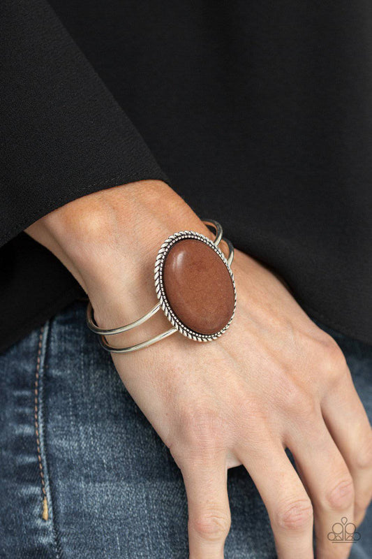 Colorado Canyoner - Brown Bracelet - Paparazzi Accessories - GlaMarous Titi Jewels