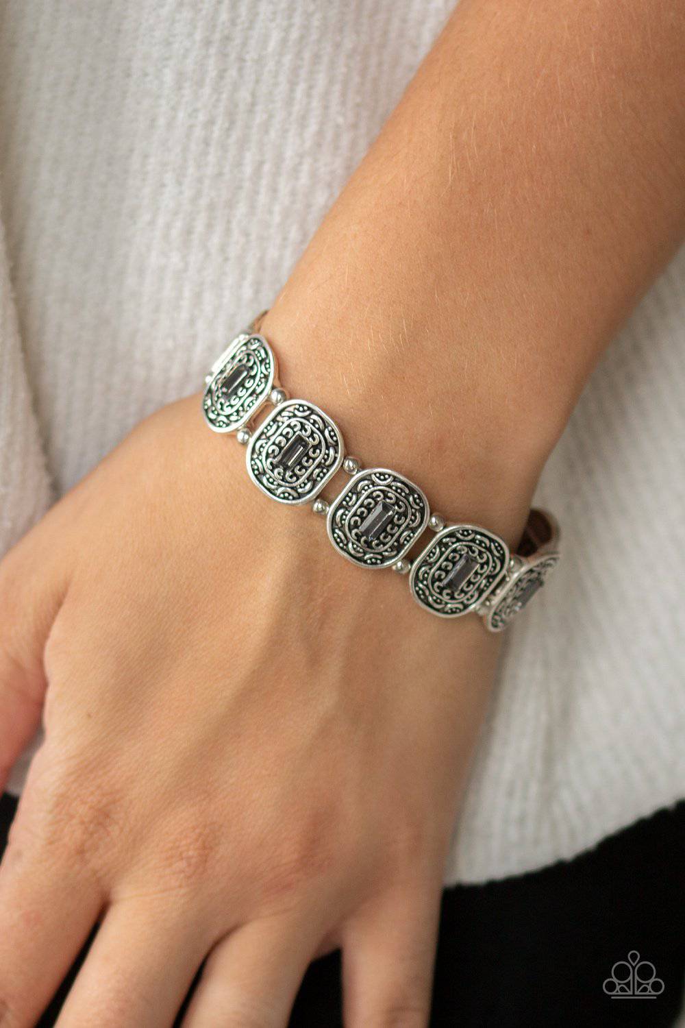 Hidden Fortune Silver Bracelet - Paparazzi Accessories - GlaMarous Titi Jewels