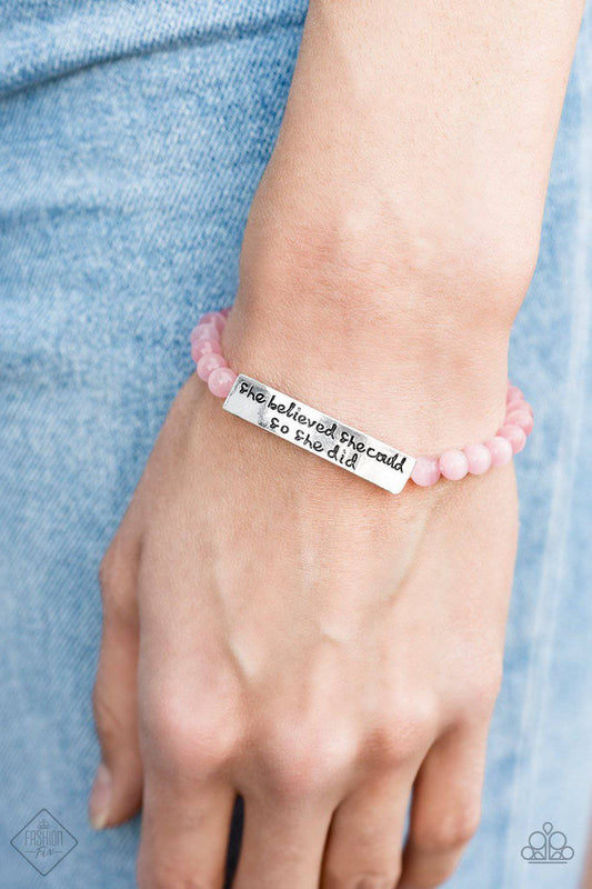 So She Did Pink Bracelet - Paparazzi Accessories - GlaMarous Titi Jewels