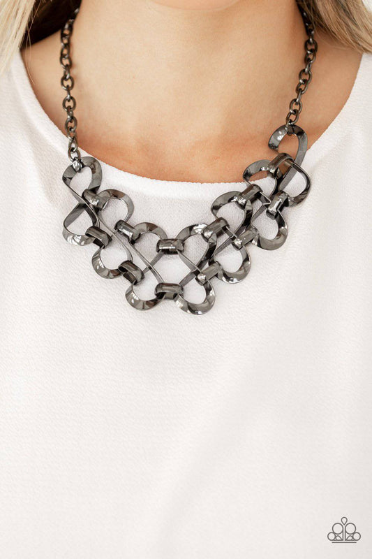 Work, Play, and Slay Black Necklace - Paparazzi Accessories - GlaMarous Titi Jewels