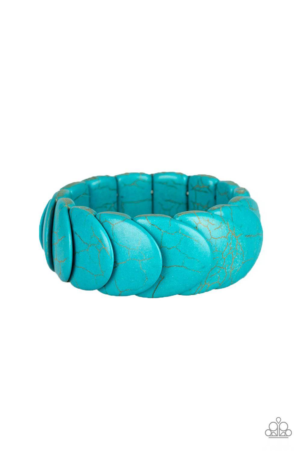 Nomadic Nature Blue Bracelet - Paparazzi Accessories - GlaMarous Titi Jewels