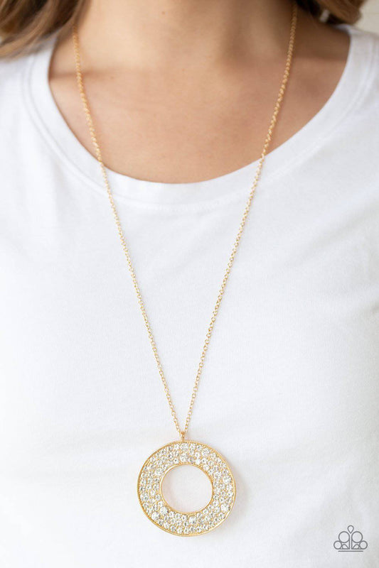 Bad HEIR Day Gold Necklace - Paparazzi Accessories - GlaMarous Titi Jewels