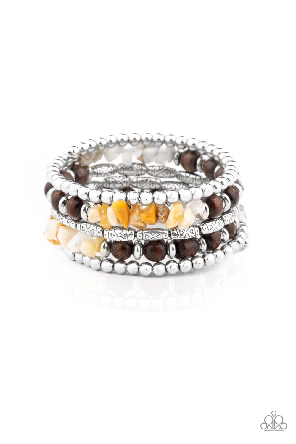 Soul Searchin Yellow Bracelet - Paparazzi Accessories - GlaMarous Titi Jewels