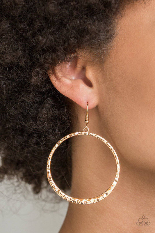 So Sleek Gold Earrings - Paparazzi Accessories - GlaMarous Titi Jewels