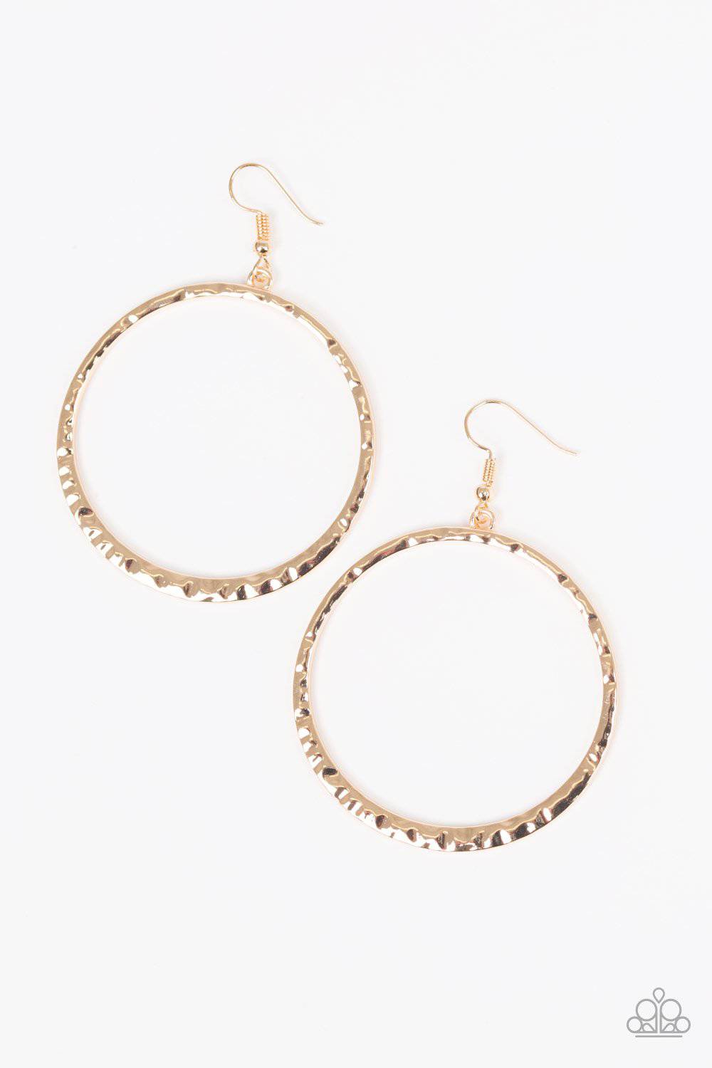 So Sleek Gold Earrings - Paparazzi Accessories - GlaMarous Titi Jewels