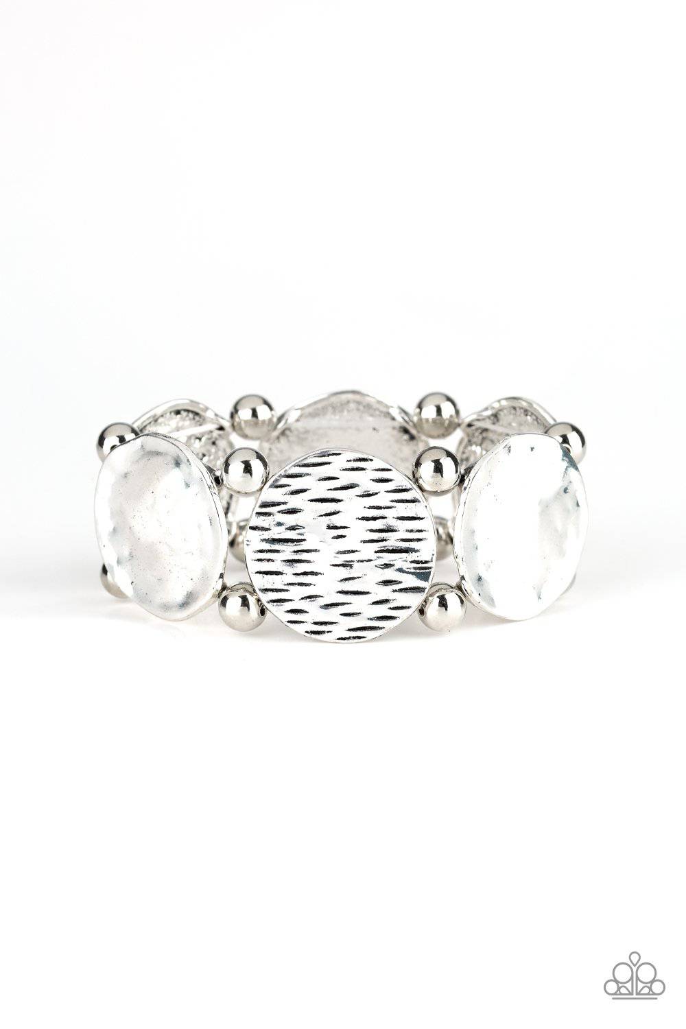 Boldly Basic Silver Bracelet - Paparazzi Accessories - GlaMarous Titi Jewels