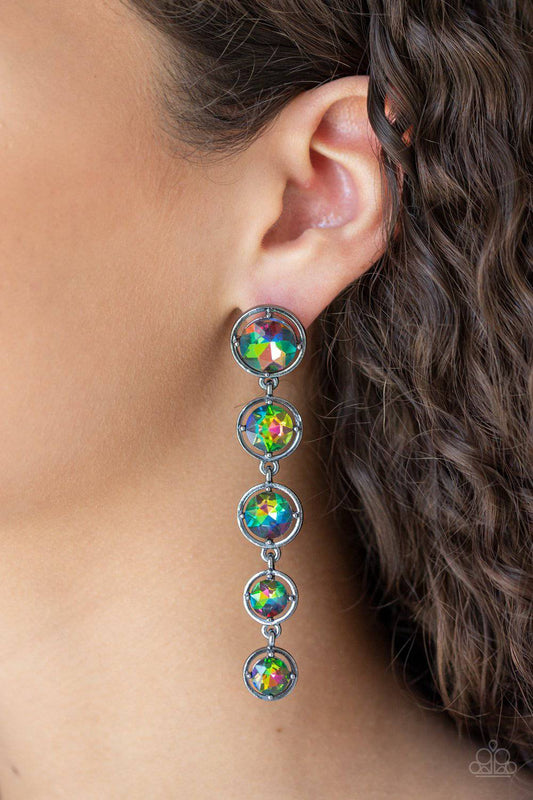 Drippin In Starlight Multi Earrings - Paparazzi Accessories - GlaMarous Titi Jewels