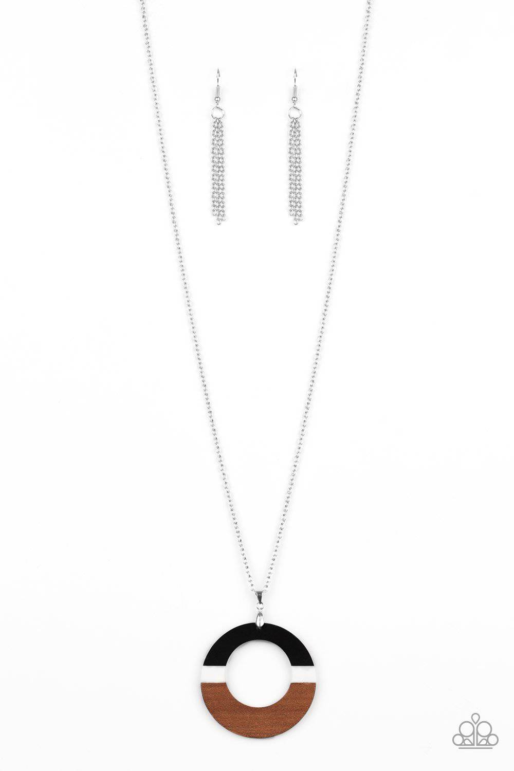 Sail Into The Sunset Black Necklace - Paparazzi Accessories - GlaMarous Titi Jewels