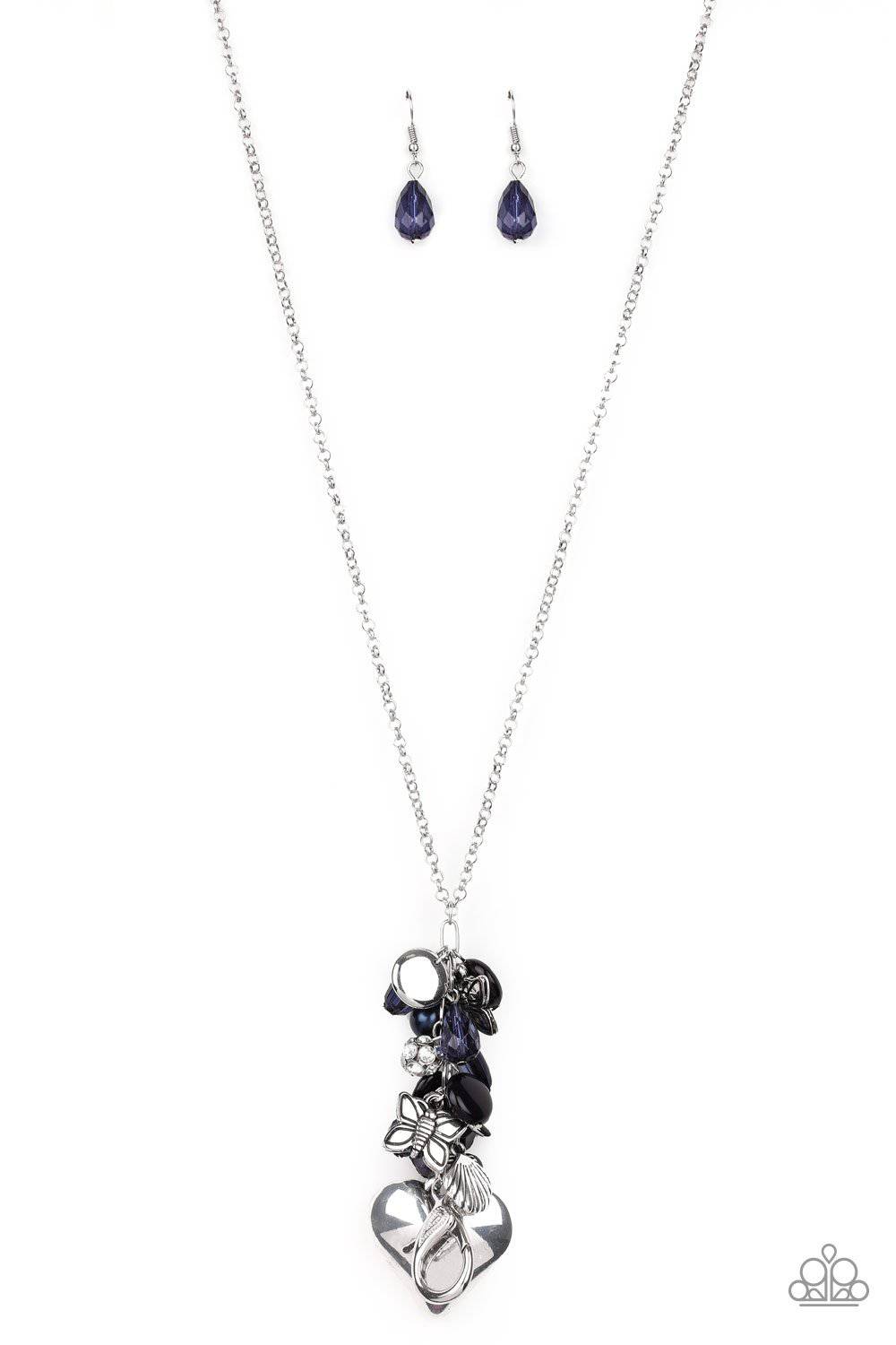 Beach Buzz - Blue Lanyard - Paparazzi Accessories - GlaMarous Titi Jewels
