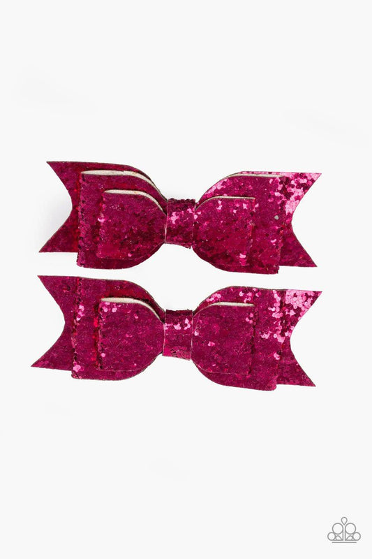 Sugar and Spice Pink Sequins Hair Clip - Paparazzi Accessories - GlaMarous Titi Jewels