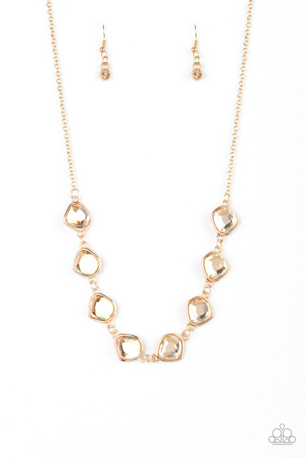 The Imperfectionist - Gold Necklace - Paparazzi Accessories - GlaMarous Titi Jewels