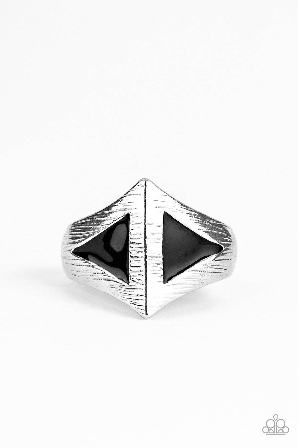 Paparazzi Crusader Men's Triangle Ring - GlaMarous Titi Jewels