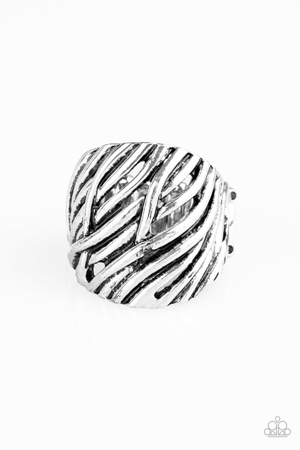 Really Riveting - Silver Ring - Paparazzi Accessories - GlaMarous Titi Jewels