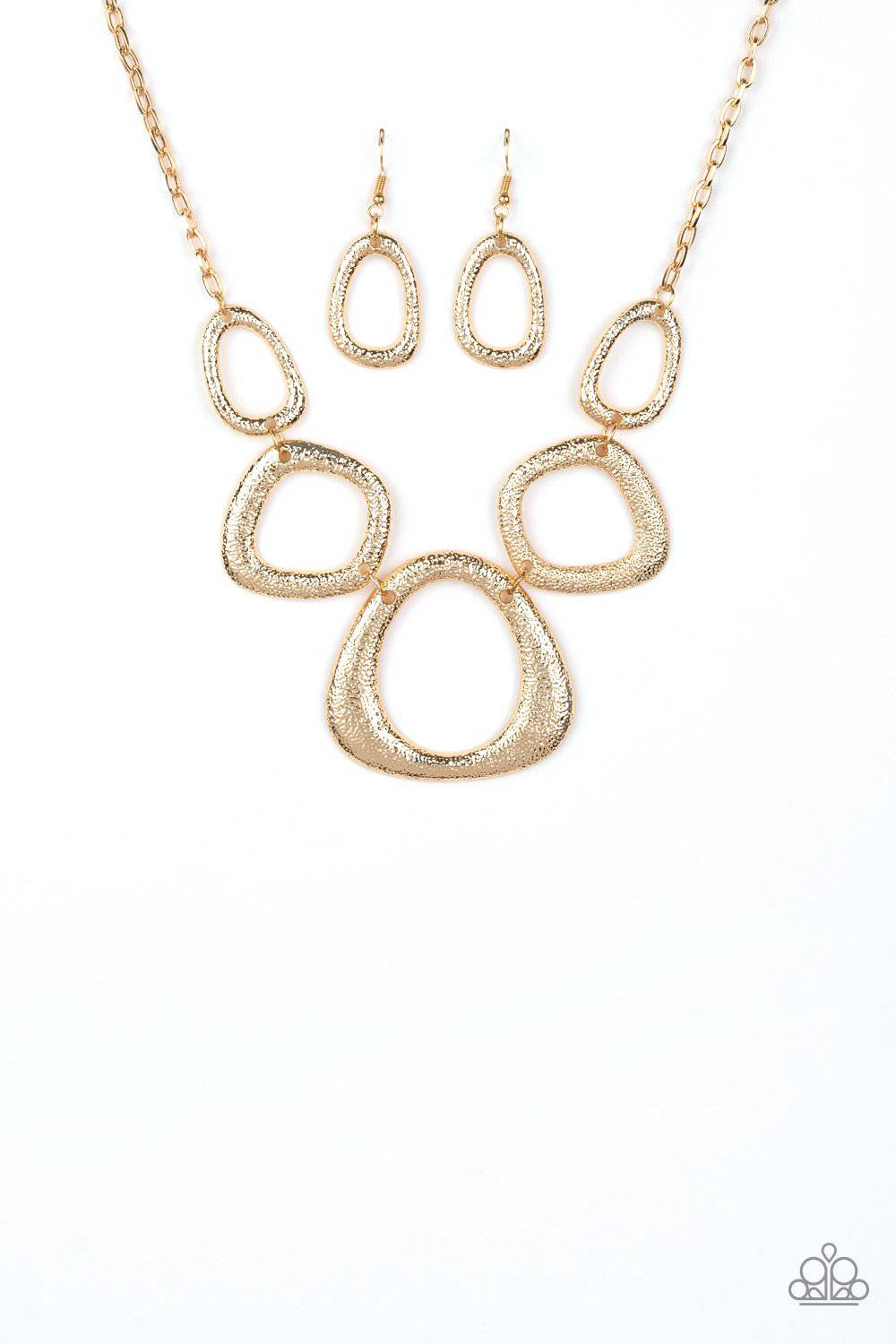Backstreet Bandit - Gold Necklace - Paparazzi Accessories - GlaMarous Titi Jewels