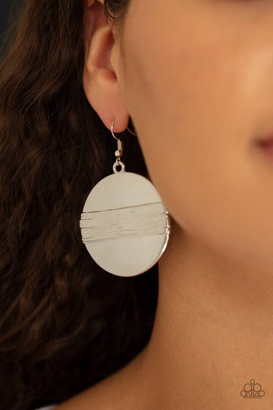 Ultra Uptown - Silver Earrings - Paparazzi Accessories - GlaMarous Titi Jewels