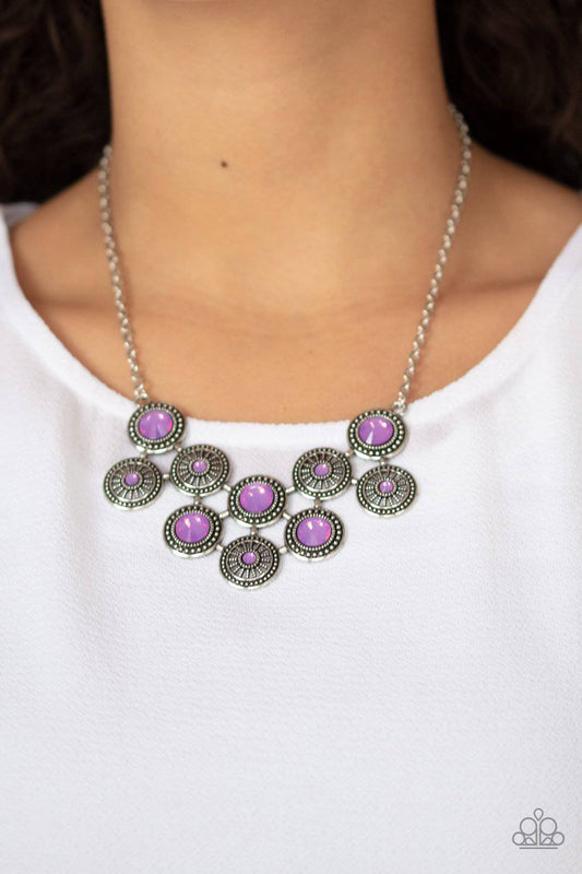 Whats Your Star Sign? - Opalescent Purple Necklace - Paparazzi Accessories - GlaMarous Titi Jewels