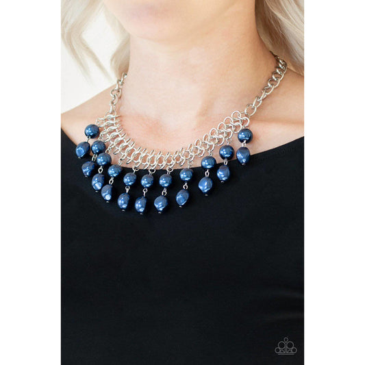 5th Avenue Fleek - Blue Pearl Necklace - Paparazzi Accessories - GlaMarous Titi Jewels