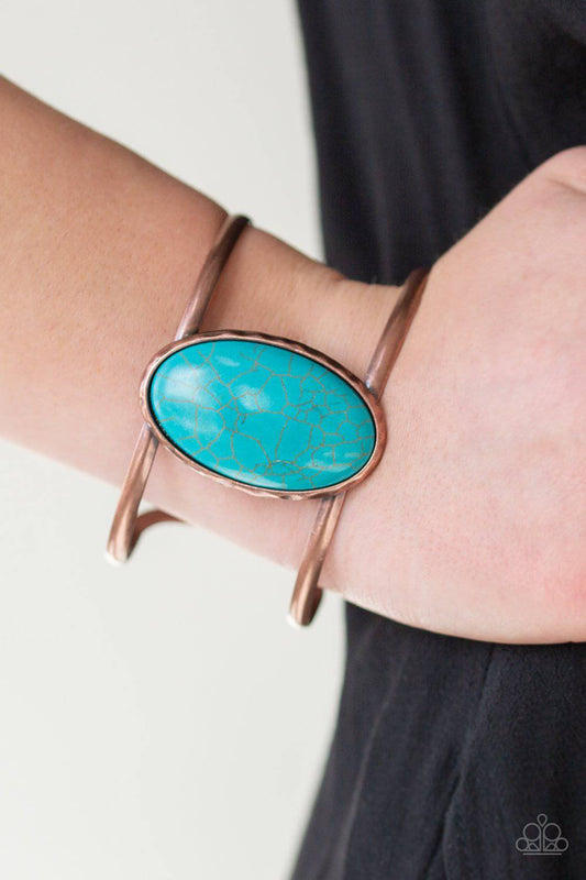 Desert Empress - Copper Cuff Bracelet - Paparazzi Accessories - GlaMarous Titi Jewels