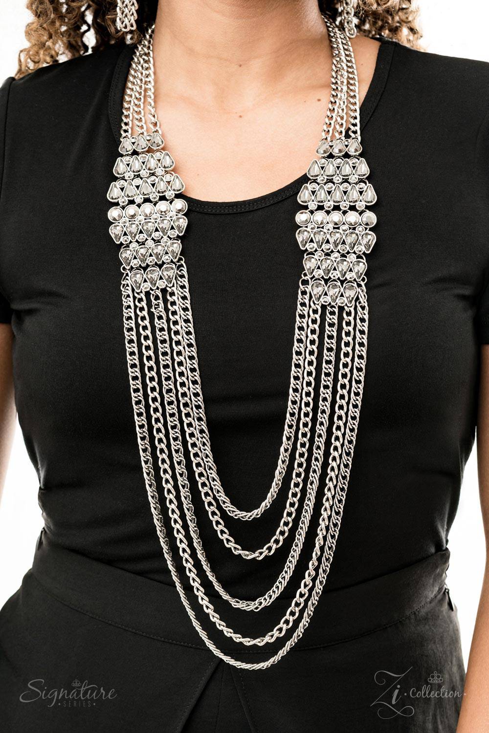 The Erika - 2019 Paparazzi Exclusive Zi Collection Necklace & Earrings Set - GlaMarous Titi Jewels