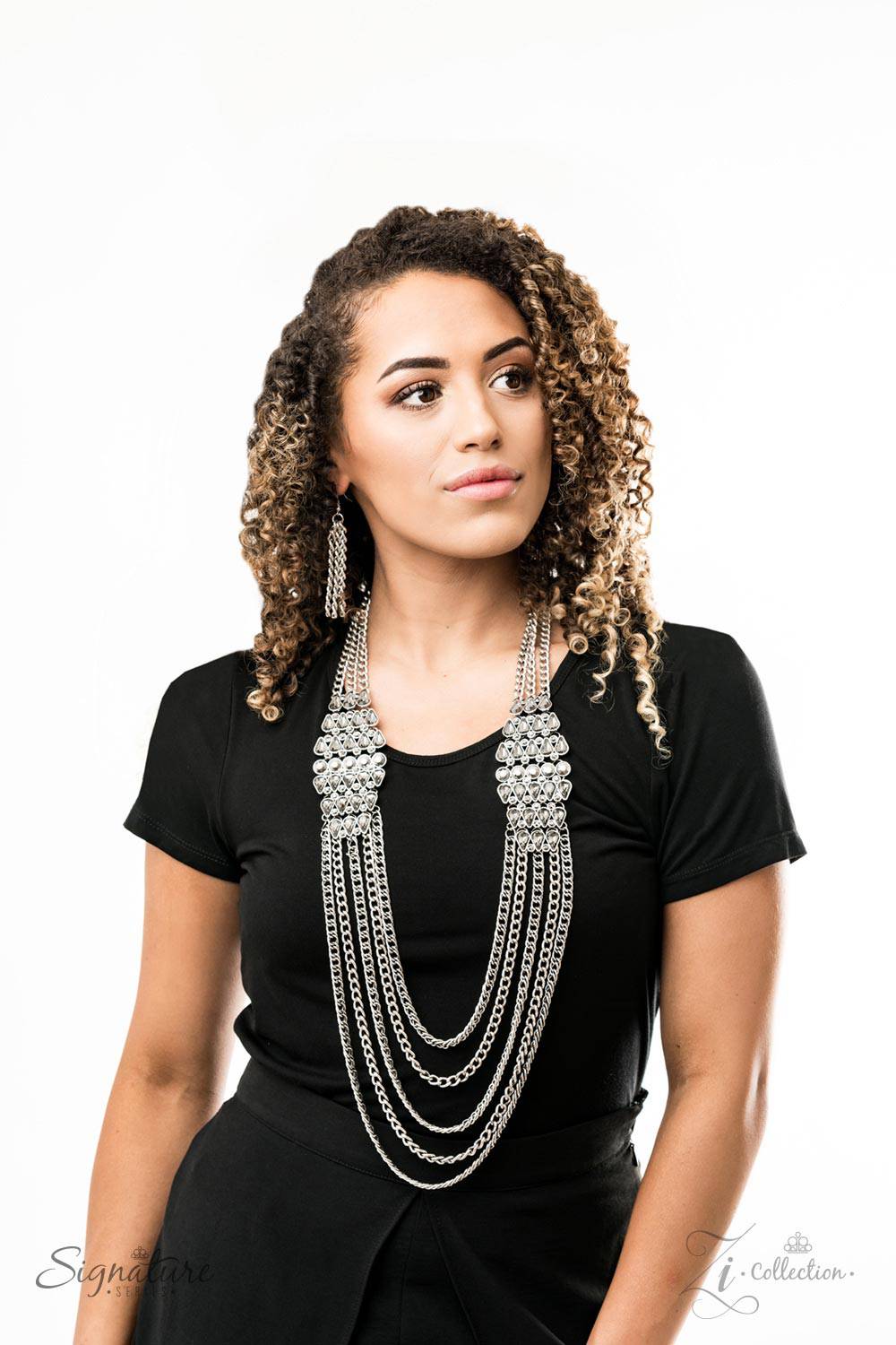 The Erika - 2019 Paparazzi Exclusive Zi Collection Necklace & Earrings Set - GlaMarous Titi Jewels