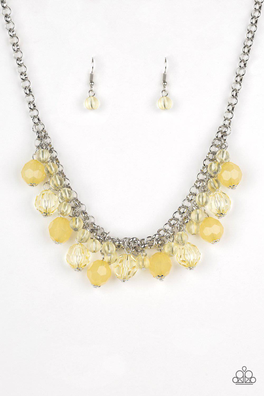 Fiesta Fabulous - Yellow Bead Necklace - Paparazzi Accessories - GlaMarous Titi Jewels