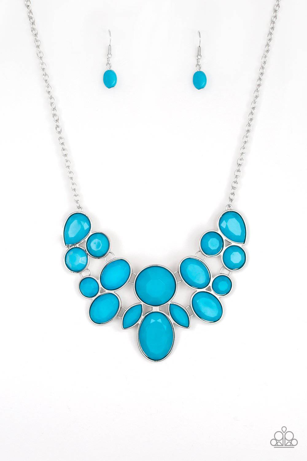 Demi-Diva - Blue Bead Necklace - Paparazzi Accessories - GlaMarous Titi Jewels