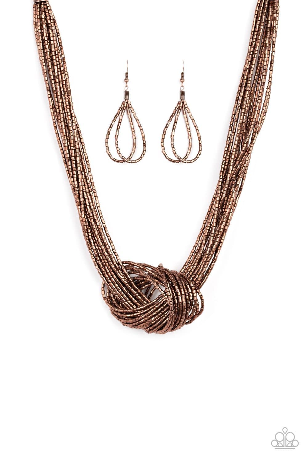 Treasure Tease-Copper Necklace-Paparazzi Accessories