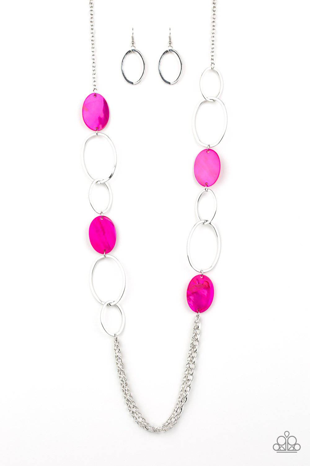 Kaleidoscope Coasts - Pink Iridescence Necklace - Paparazzi Accessories - GlaMarous Titi Jewels