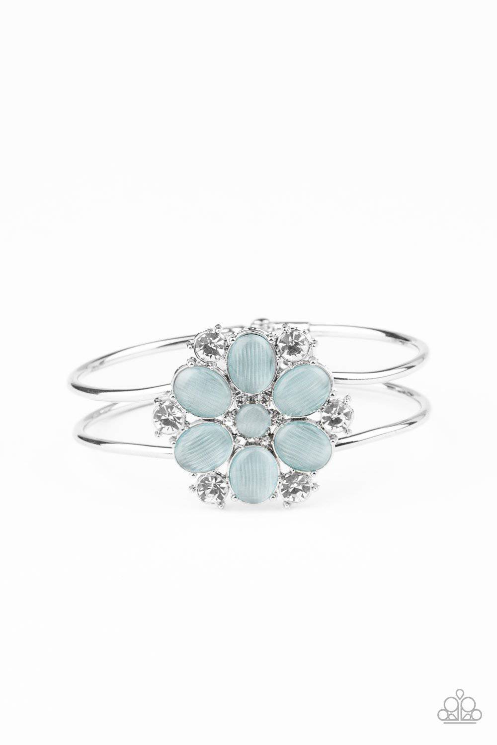 Garden Extravagance - Blue Cat's Eye Bracelet- Paparazzi Accessories - GlaMarous Titi Jewels