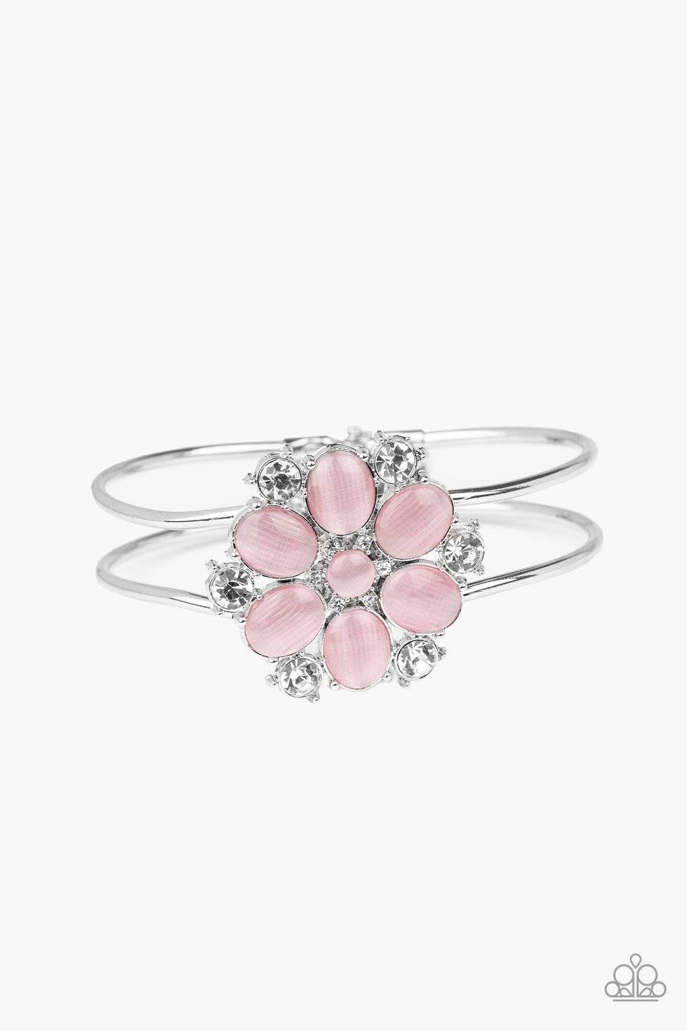 Garden Extravagance - Pink Cat's Eye Bracelet- Paparazzi Accessories - GlaMarous Titi Jewels