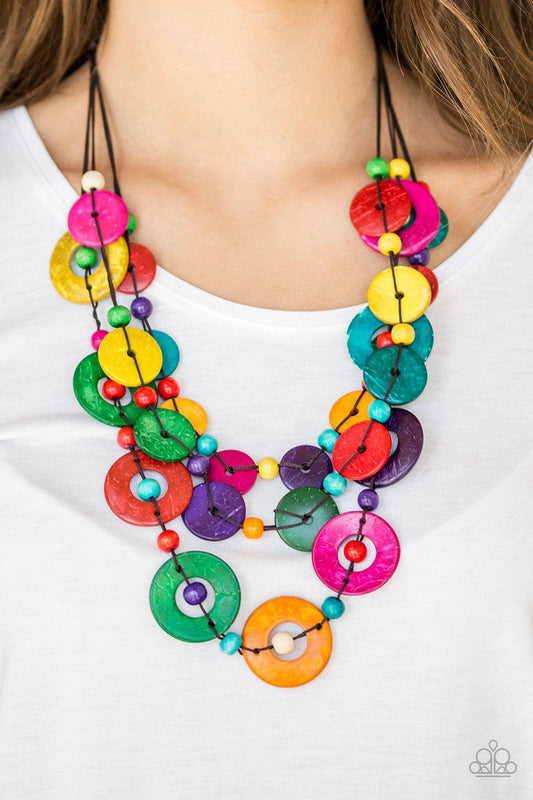 Catalina Coastin- Multi Necklace - Paparazzi Accessories - GlaMarous Titi Jewels