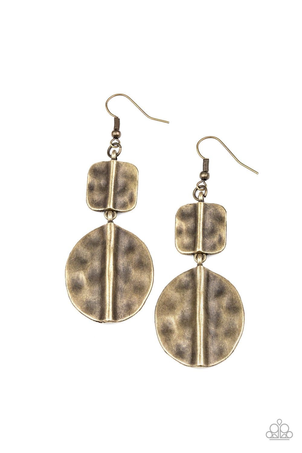 Lure Allure - Brass Earrings - Paparazzi Accessories - GlaMarous Titi Jewels