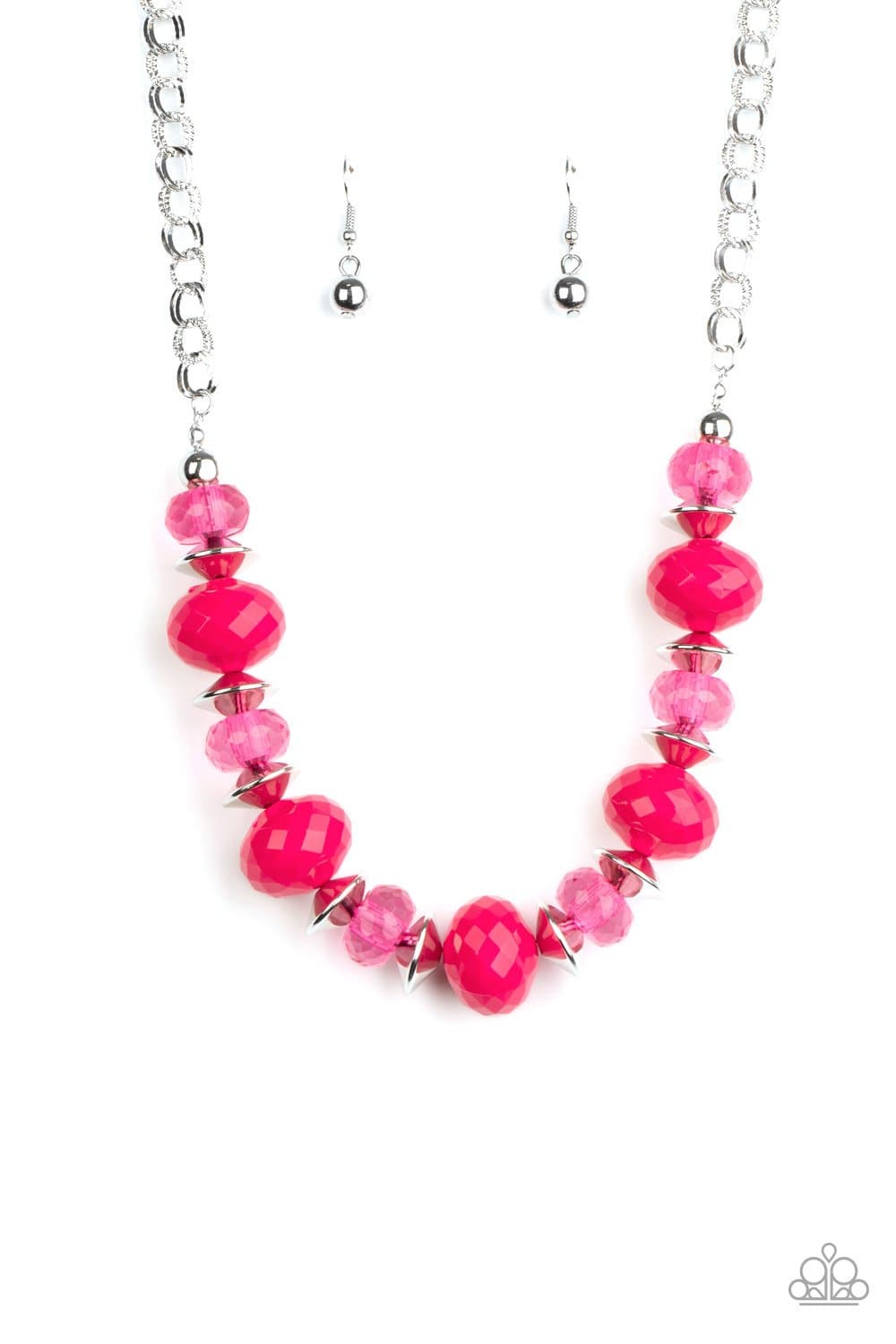 Hollywood Gossip - Pink Bead Necklace - Paparazzi Accessories - GlaMarous Titi Jewels