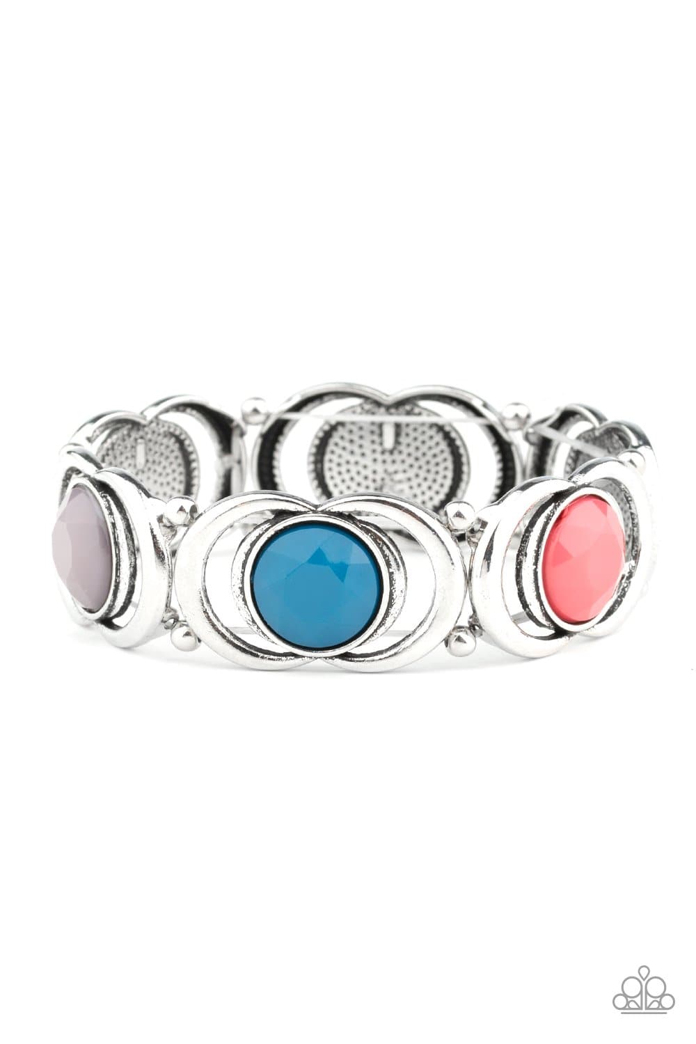 Modernly Malibu - Multi Stretchy Bracelet - Paparazzi Accessories - GlaMarous Titi Jewels