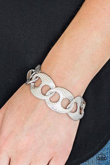 Casual Connoisseur- Silver Bracelet- Paparazzi Accessories - GlaMarous Titi Jewels