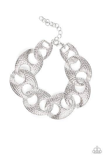 Casual Connoisseur- Silver Bracelet- Paparazzi Accessories - GlaMarous Titi Jewels