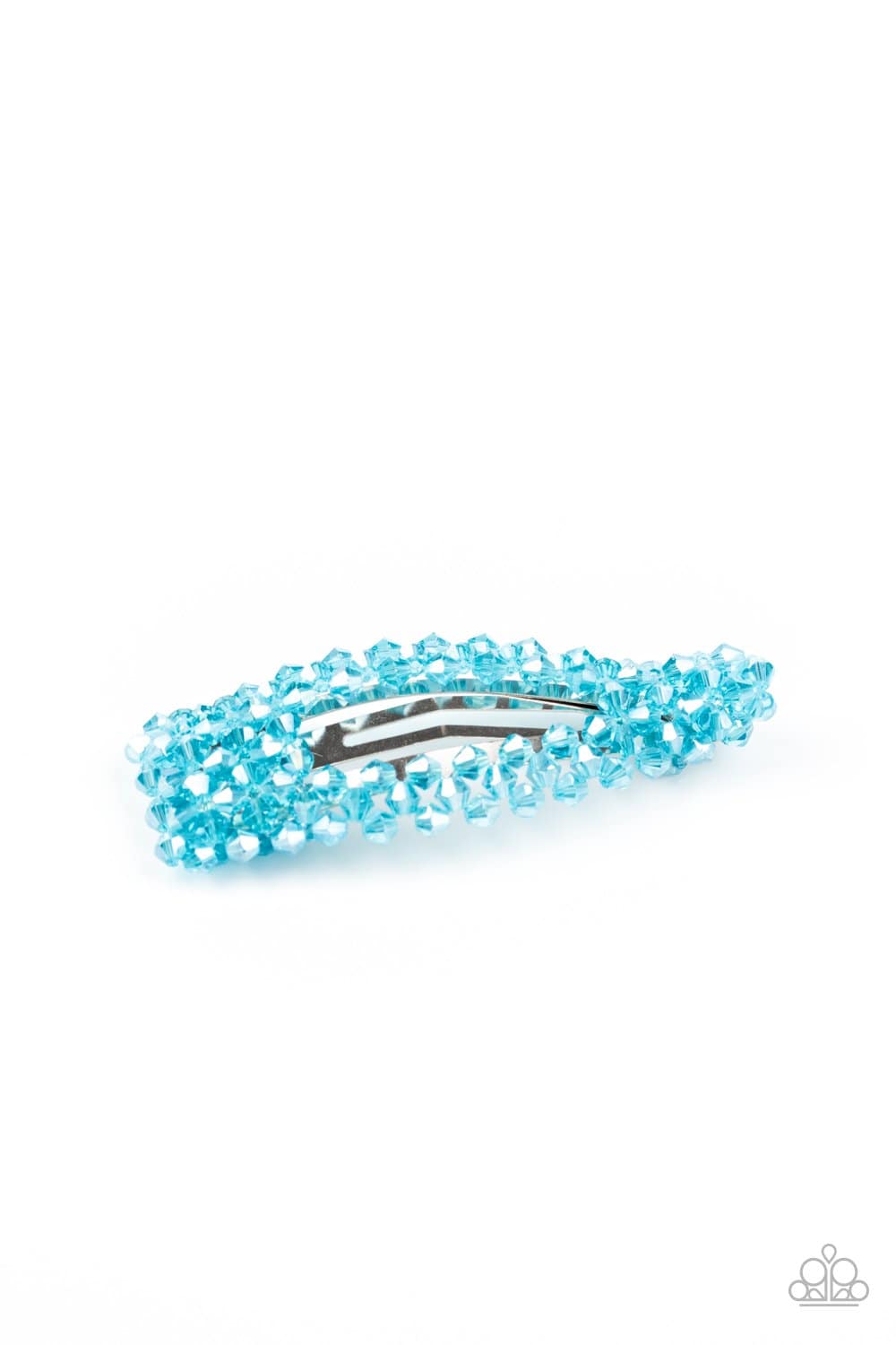 Just Follow The Glitter - Blue Crystal-like Beads Hair Clip - Paparazzi Accessories - GlaMarous Titi Jewels