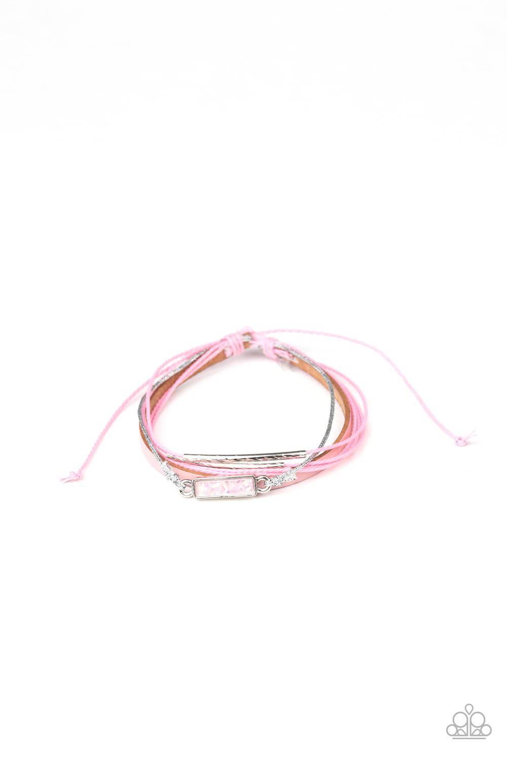 Interstellar Iridescence - Pink Opalescent Bracelet - Paparazzi Accessories - GlaMarous Titi Jewels