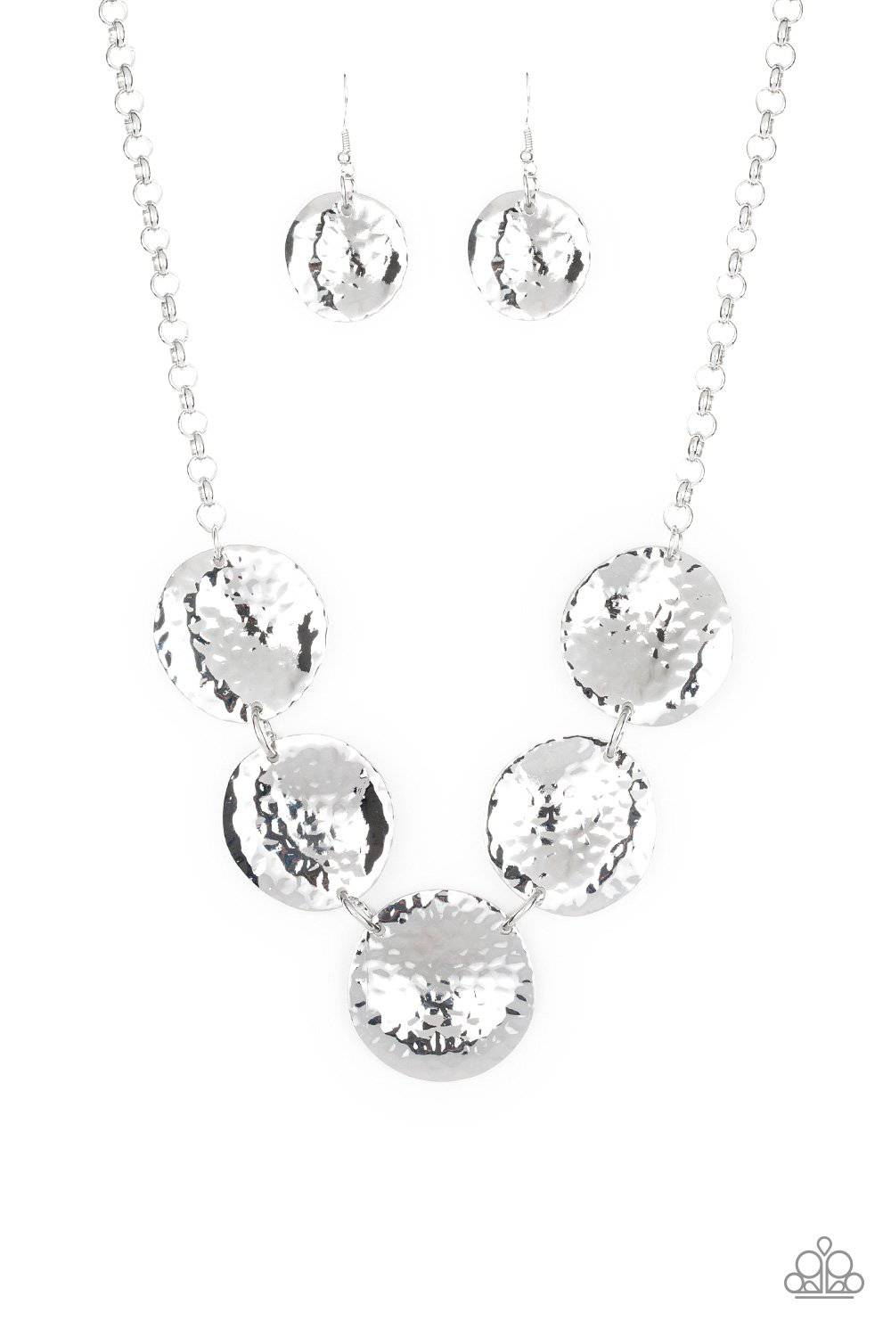 First Impressions - Silver Necklace - Paparazzi Accessories - GlaMarous Titi Jewels