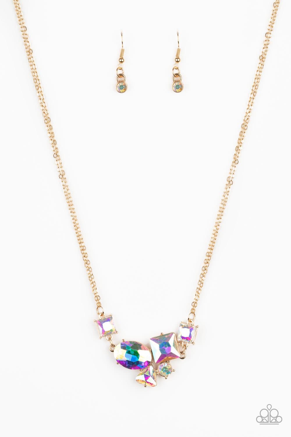 Constellation Collection - Oil Spill Rhinestone Necklace - Paparazzi - GlaMarous Titi Jewels