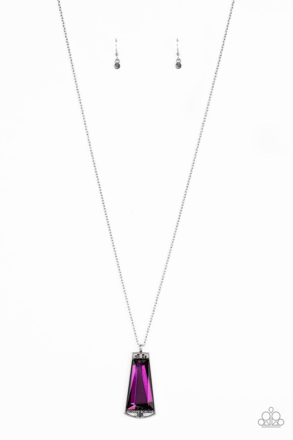 Empire State Elegance - Purple Necklace - Paparazzi Accessories - GlaMarous Titi Jewels