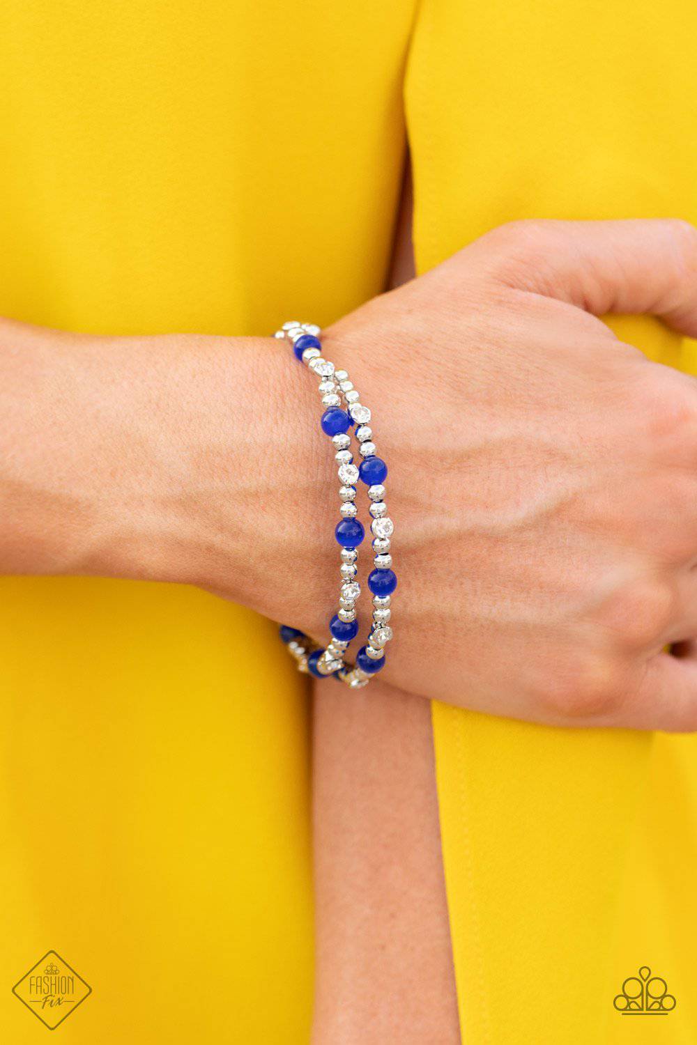Ethereally Entangled - Blue Cat's Eye Beads - Paparazzi Accessories - GlaMarous Titi Jewels
