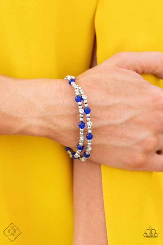 Ethereally Entangled - Blue Cat's Eye Beads - Paparazzi Accessories - GlaMarous Titi Jewels